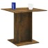 Mesa de comedor madera contrachapada roble ahumado 80x80x75