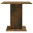Mesa de comedor madera contrachapada roble ahumado 80x80x75