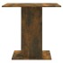 Mesa de comedor madera contrachapada roble ahumado 80x80x75