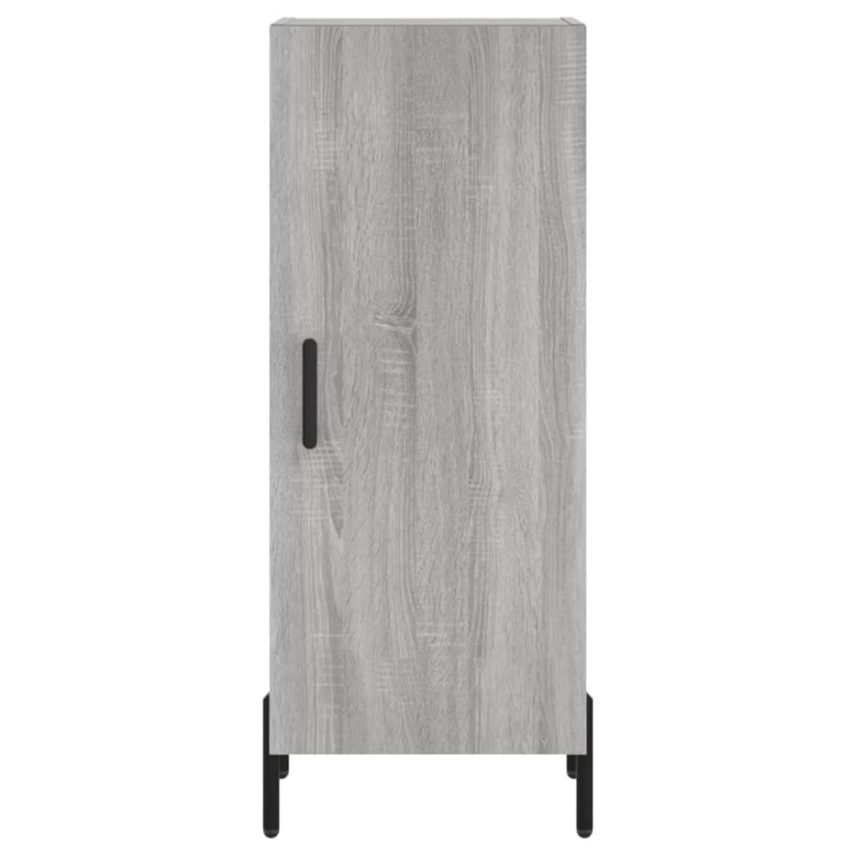 Aparador madera de ingeniería gris Sonoma 34,5x34x90