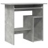 Escritorio de madera contrachapada gris hormigón 80x45x74