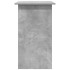 Escritorio de madera contrachapada gris hormigón 80x45x74