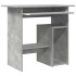 Escritorio de madera contrachapada gris hormigón 80x45x74