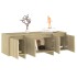Mueble para TV madera contrachapada roble Sonoma 120x30x40,5
