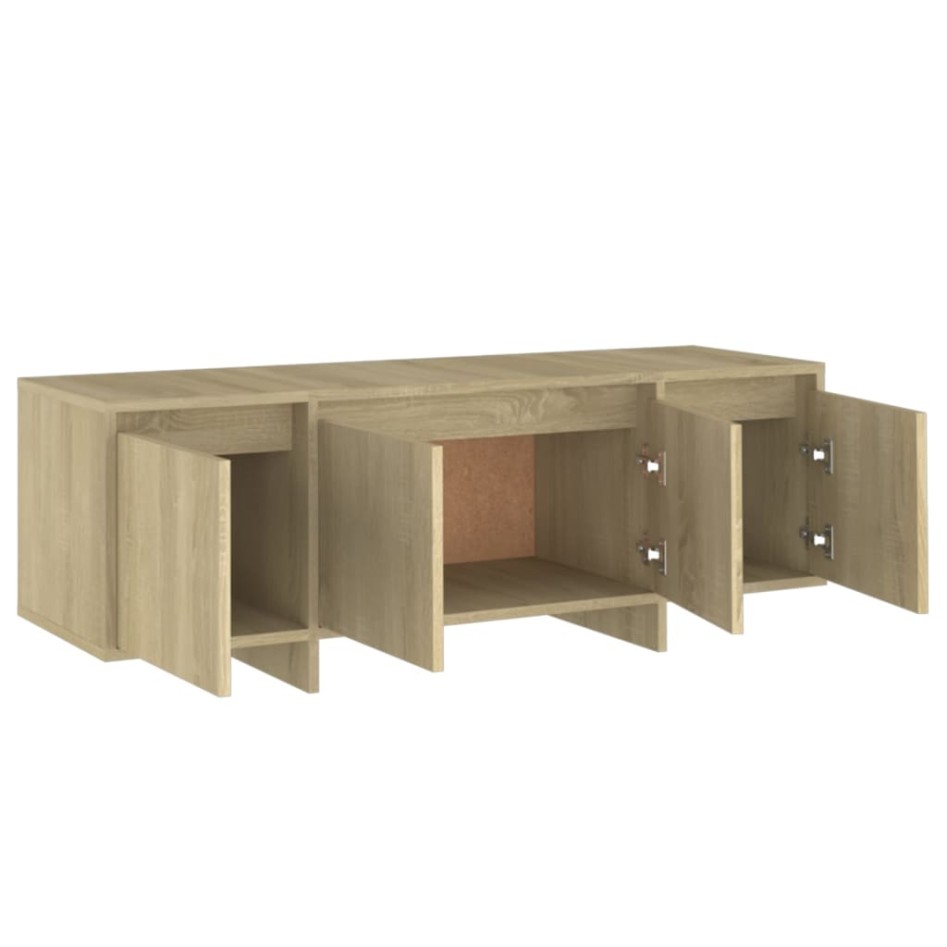 Mueble para TV madera contrachapada roble Sonoma 120x30x40,5