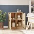 Aparadores 2 uds madera contrachapada roble Sonoma 30x30x70