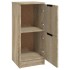 Aparadores 2 uds madera contrachapada roble Sonoma 30x30x70