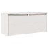 Armario de pared de madera maciza de pino blanco 80x30x35