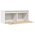 Armario de pared de madera maciza de pino blanco 80x30x35