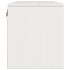 Armario de pared de madera maciza de pino blanco 80x30x35