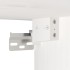 Armario de pared de madera maciza de pino blanco 80x30x35