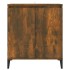 Aparador madera contrachapada color roble ahumado 60x35x70