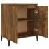 Aparador madera contrachapada color roble ahumado 60x35x70