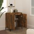 Aparador madera contrachapada color roble ahumado 60x35x70