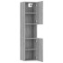 Armario de baño madera contrachapada gris Sonoma 30x30x130