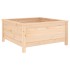 Jardinera madera maciza de pino 82,5x82,5x39