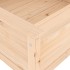 Jardinera madera maciza de pino 82,5x82,5x39