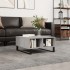 Mesa de centro madera de ingeniería gris Sonoma 60x60x30