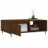 Mesa de centro madera de ingeniería roble marrón 90x60x35