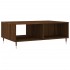 Mesa de centro madera de ingeniería roble marrón 90x60x35