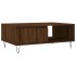 Mesa de centro madera de ingeniería roble marrón 90x60x35