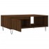 Mesa de centro madera de ingeniería roble marrón 90x60x35
