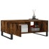 Mesa de centro madera de ingeniería roble ahumado 90x60x35