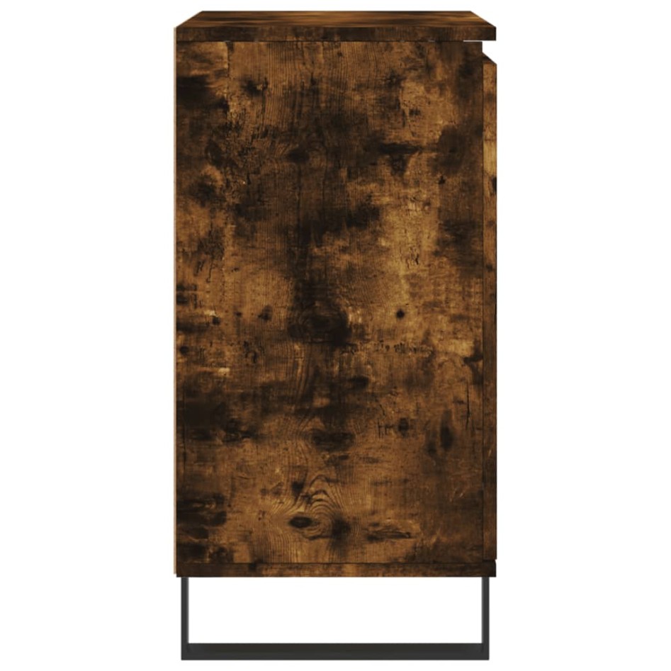Aparador madera contrachapada color roble ahumado 60x35x70