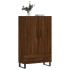 Aparador alto madera de ingeniería roble marrón 69,5x31x115
