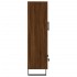 Aparador alto madera de ingeniería roble marrón 69,5x31x115