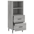 Aparador madera de ingeniería gris Sonoma 34,5x34x90