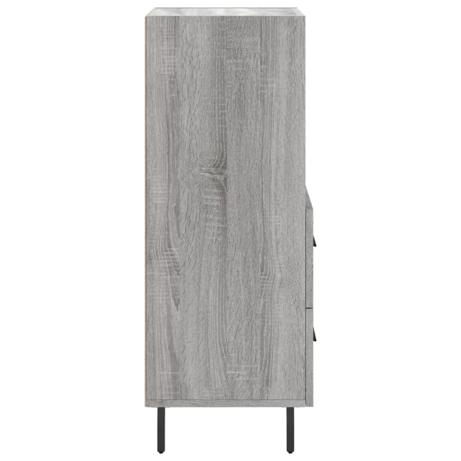 Aparador madera de ingeniería gris Sonoma 34,5x34x90