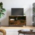 Mueble para TV madera contrachapada roble ahumado 80x36x50