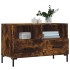 Mueble para TV madera contrachapada roble ahumado 80x36x50