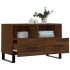 Mueble para TV madera contrachapada roble marrón 80x36x50