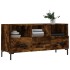Mueble de TV madera de ingeniería roble ahumado 102x36x50