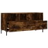 Mueble de TV madera de ingeniería roble ahumado 102x36x50