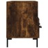 Mueble de TV madera de ingeniería roble ahumado 102x36x50