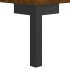 Mueble de TV madera de ingeniería roble ahumado 102x36x50
