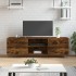 Mueble de TV madera de ingeniería roble ahumado 150x30x50