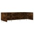 Mueble de TV madera de ingeniería roble ahumado 150x30x50