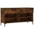 Banco zapatero madera de ingeniería roble ahumado 102x35x55
