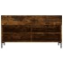 Banco zapatero madera de ingeniería roble ahumado 102x35x55