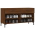 Banco zapatero madera de ingeniería marrón roble 102x35x55