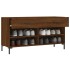 Banco zapatero madera de ingeniería marrón roble 102x35x55