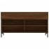 Banco zapatero madera de ingeniería marrón roble 102x35x55