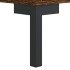 Banco zapatero madera de ingeniería marrón roble 102x35x55