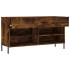 Banco zapatero madera de ingeniería roble ahumado 102x35x55