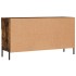 Banco zapatero madera de ingeniería roble ahumado 102x35x55