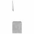 Set muebles de baño 2 piezas madera contrachapada gris